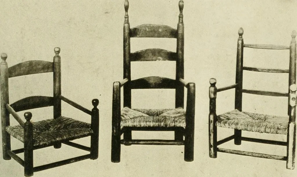 An illustration from Furniture of the Pilgrim century, 1620-1720, including colonial utensils and hardware, 1910, leaf 297