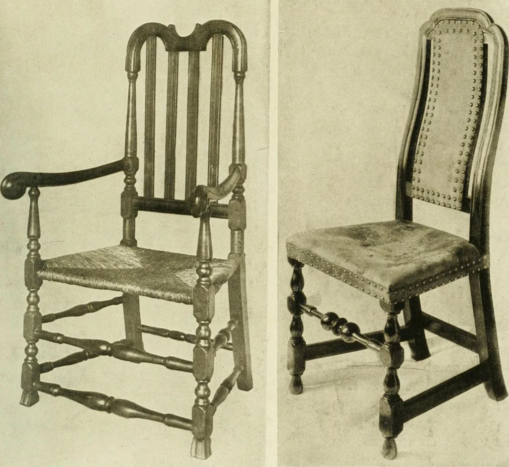 An illustration from Furniture of the Pilgrim century, 1620-1720, including colonial utensils and hardware, 1910, leaf 301