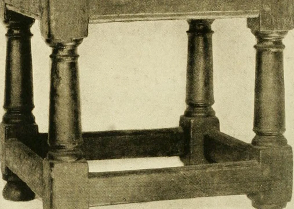 An illustration from Furniture of the Pilgrim century, 1620-1720, including colonial utensils and hardware, 1910, leaf 304