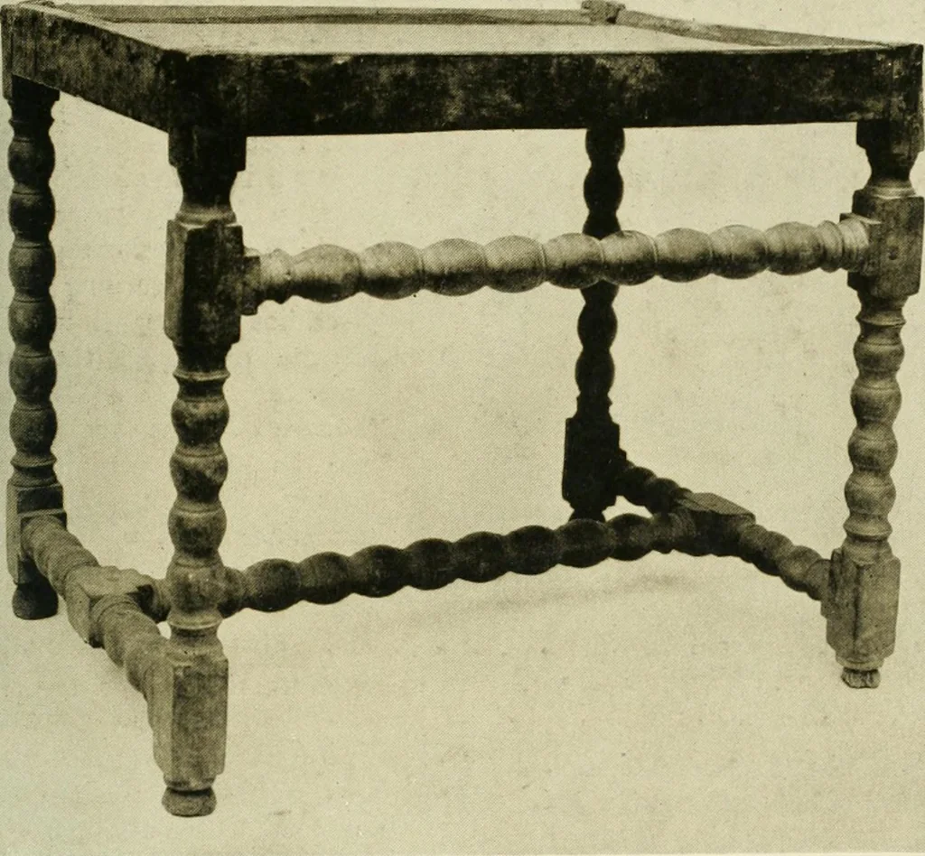 An illustration from Furniture of the Pilgrim century, 1620-1720, including colonial utensils and hardware, 1910, leaf 309