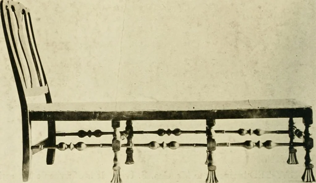 An illustration from Furniture of the Pilgrim century, 1620-1720, including colonial utensils and hardware, 1910, leaf 312