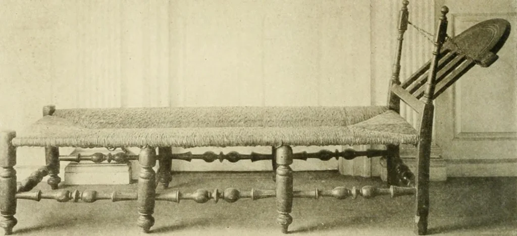 An illustration from Furniture of the Pilgrim century, 1620-1720, including colonial utensils and hardware, 1910, leaf 322