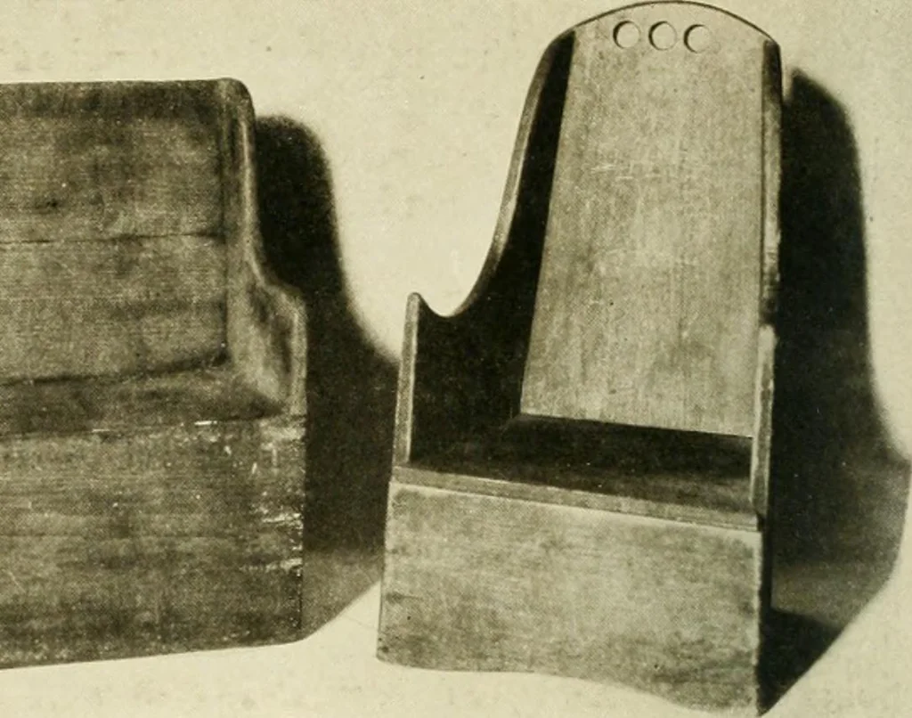 An illustration from Furniture of the Pilgrim century, 1620-1720, including colonial utensils and hardware, 1910, leaf 324