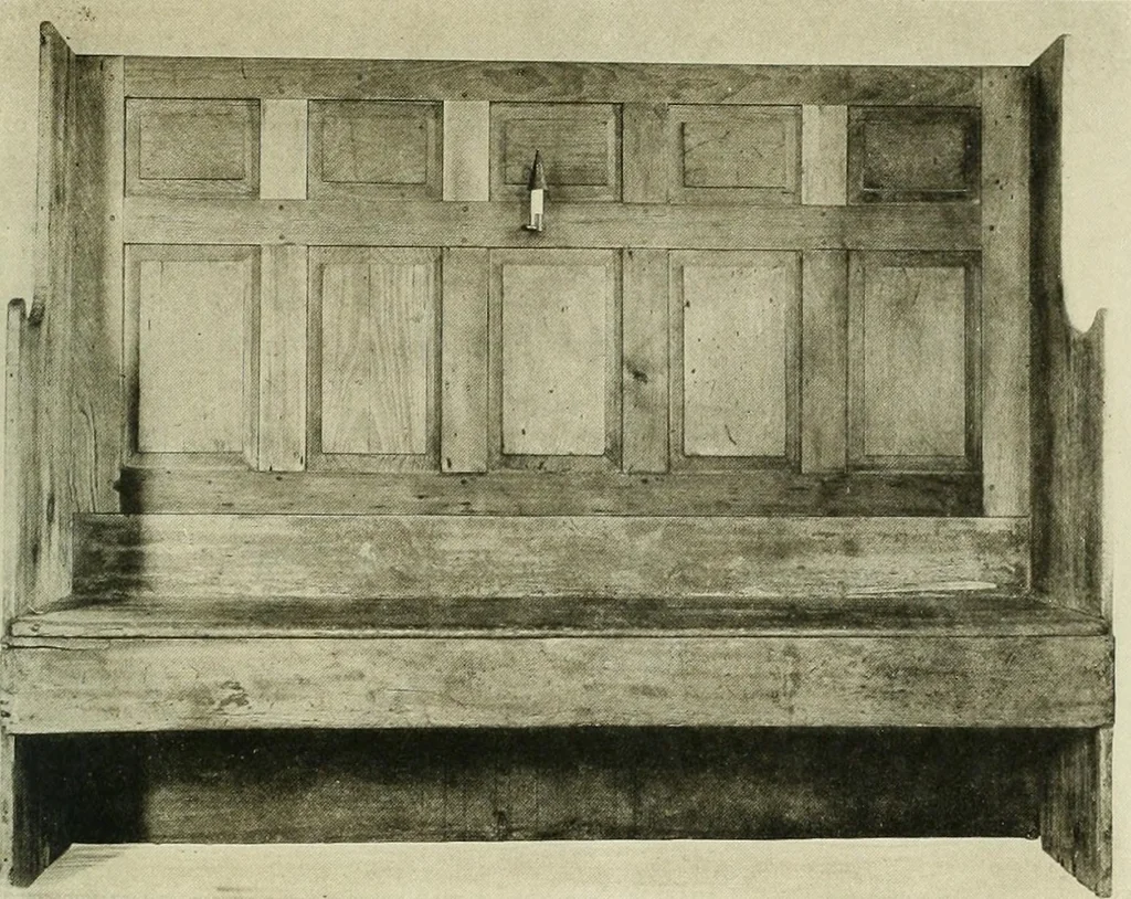 An illustration from Furniture of the Pilgrim century, 1620-1720, including colonial utensils and hardware, 1910, leaf 327