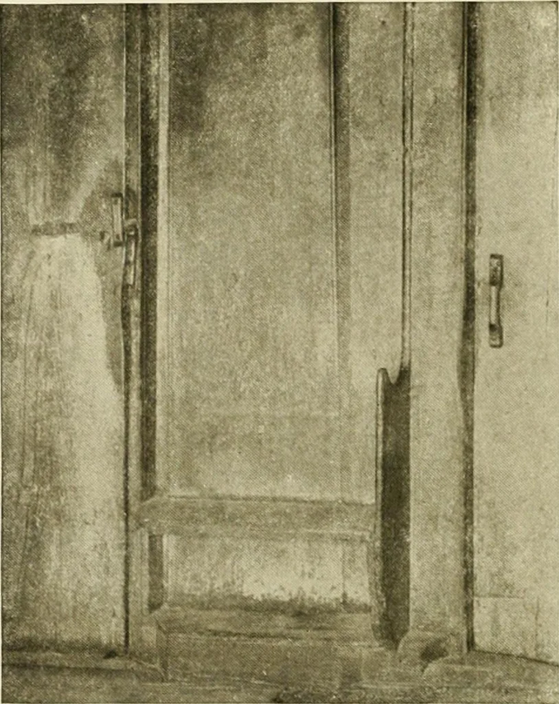 An illustration from Furniture of the Pilgrim century, 1620-1720, including colonial utensils and hardware, 1910, leaf 328