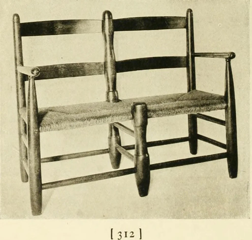An illustration from Furniture of the Pilgrim century, 1620-1720, including colonial utensils and hardware, 1910, leaf 330