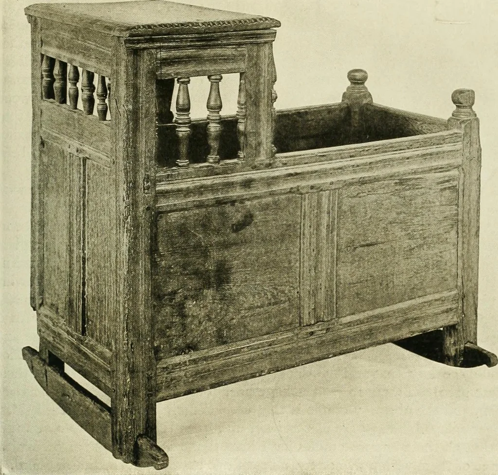 An illustration from Furniture of the Pilgrim century, 1620-1720, including colonial utensils and hardware, 1910, leaf 333
