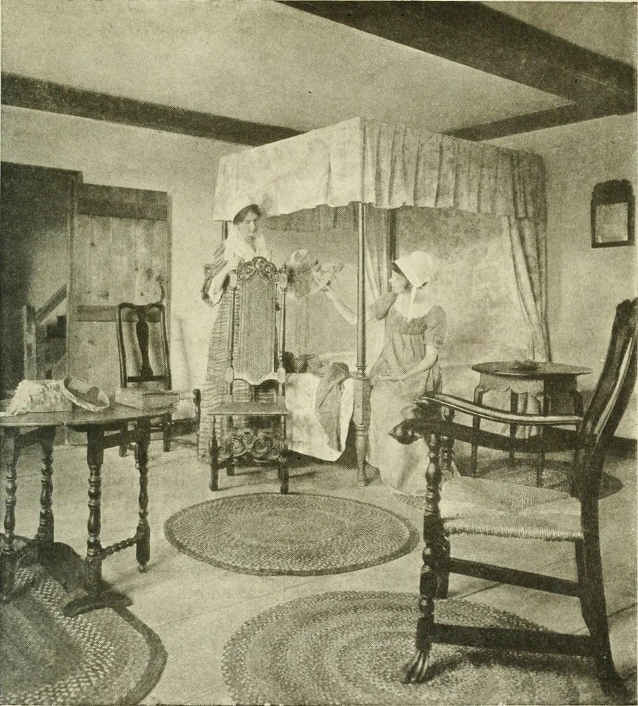 An illustration from Furniture of the Pilgrim century, 1620-1720, including colonial utensils and hardware, 1910, leaf 345