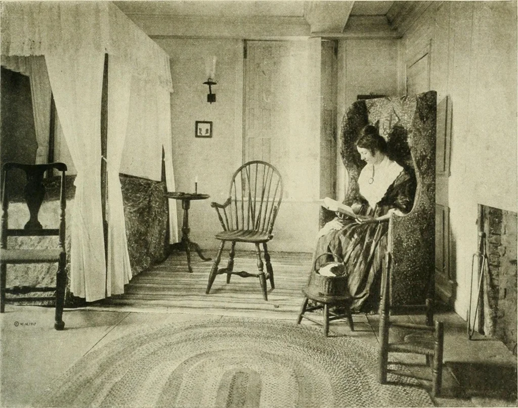 An illustration from Furniture of the Pilgrim century, 1620-1720, including colonial utensils and hardware, 1910, leaf 349