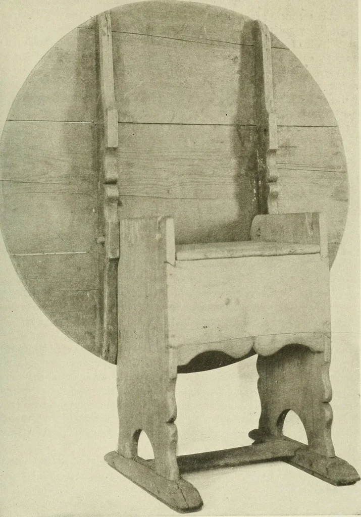 An illustration from Furniture of the Pilgrim century, 1620-1720, including colonial utensils and hardware, 1910, leaf 357