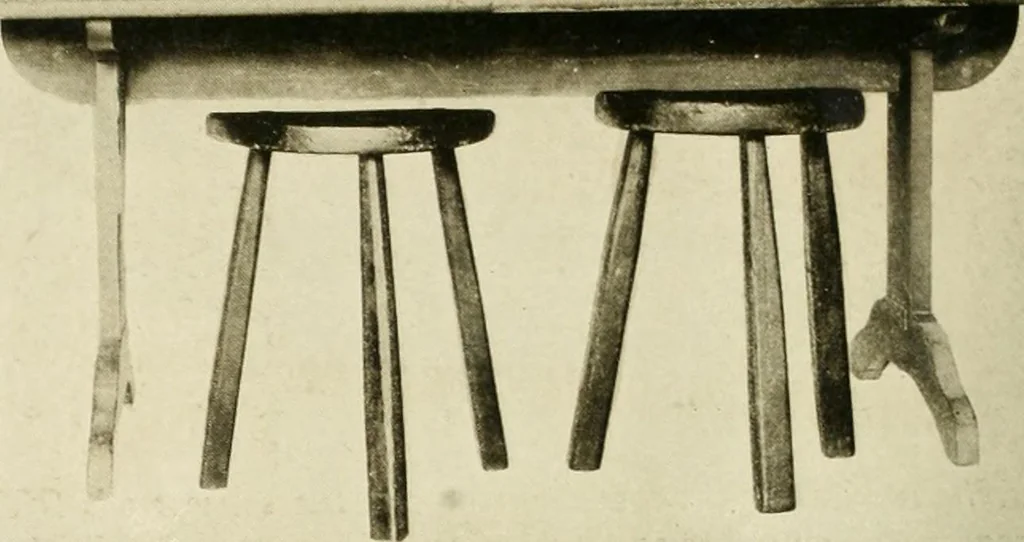 An illustration from Furniture of the Pilgrim century, 1620-1720, including colonial utensils and hardware, 1910, leaf 362