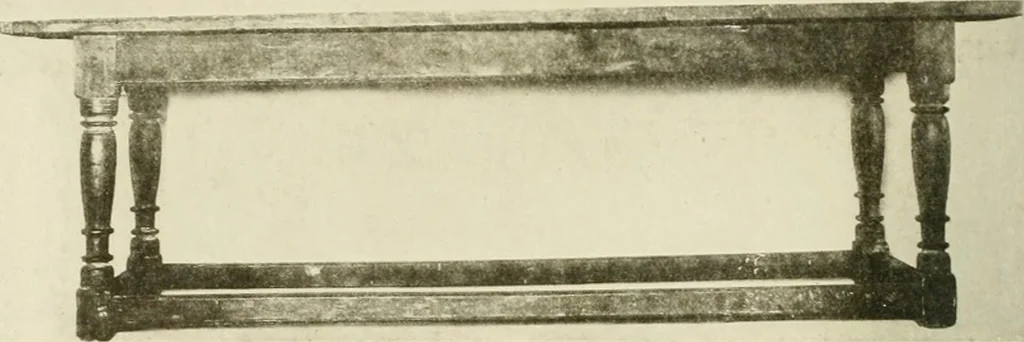 An illustration from Furniture of the Pilgrim century, 1620-1720, including colonial utensils and hardware, 1910, leaf 364