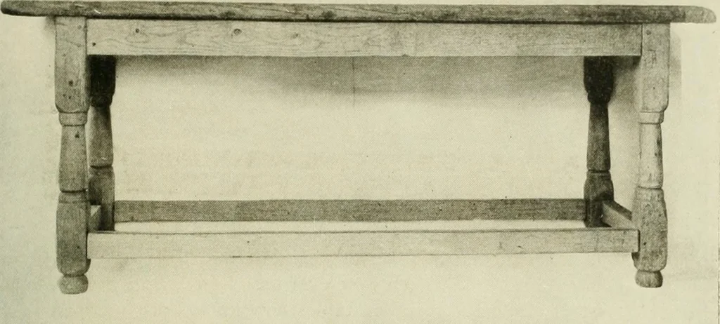 An illustration from Furniture of the Pilgrim century, 1620-1720, including colonial utensils and hardware, 1910, leaf 365