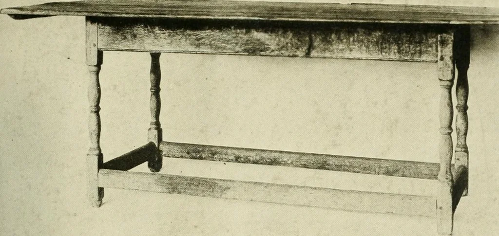 An illustration from Furniture of the Pilgrim century, 1620-1720, including colonial utensils and hardware, 1910, leaf 367