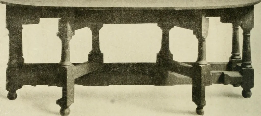 An illustration from Furniture of the Pilgrim century, 1620-1720, including colonial utensils and hardware, 1910, leaf 368