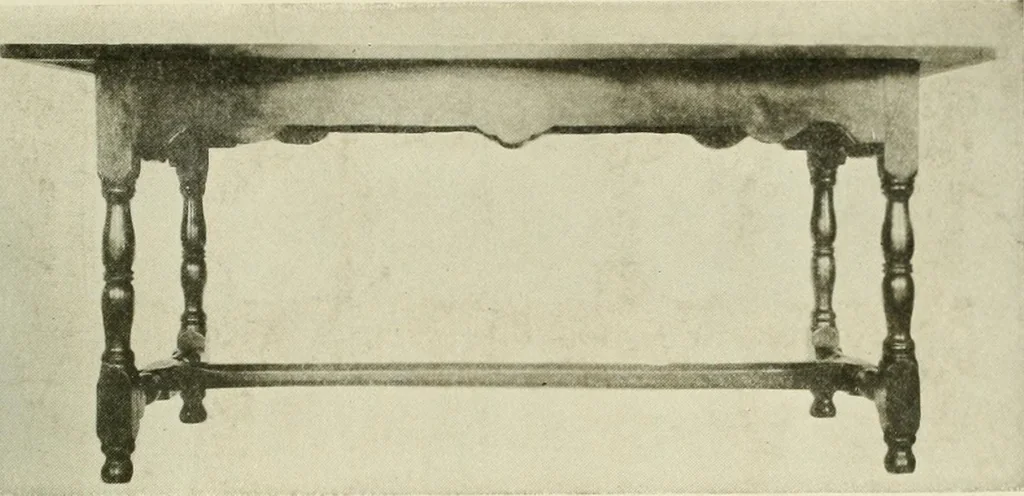 An illustration from Furniture of the Pilgrim century, 1620-1720, including colonial utensils and hardware, 1910, leaf 369