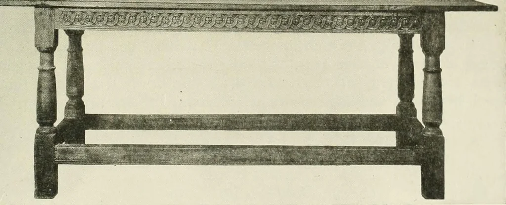 An illustration from Furniture of the Pilgrim century, 1620-1720, including colonial utensils and hardware, 1910, leaf 369