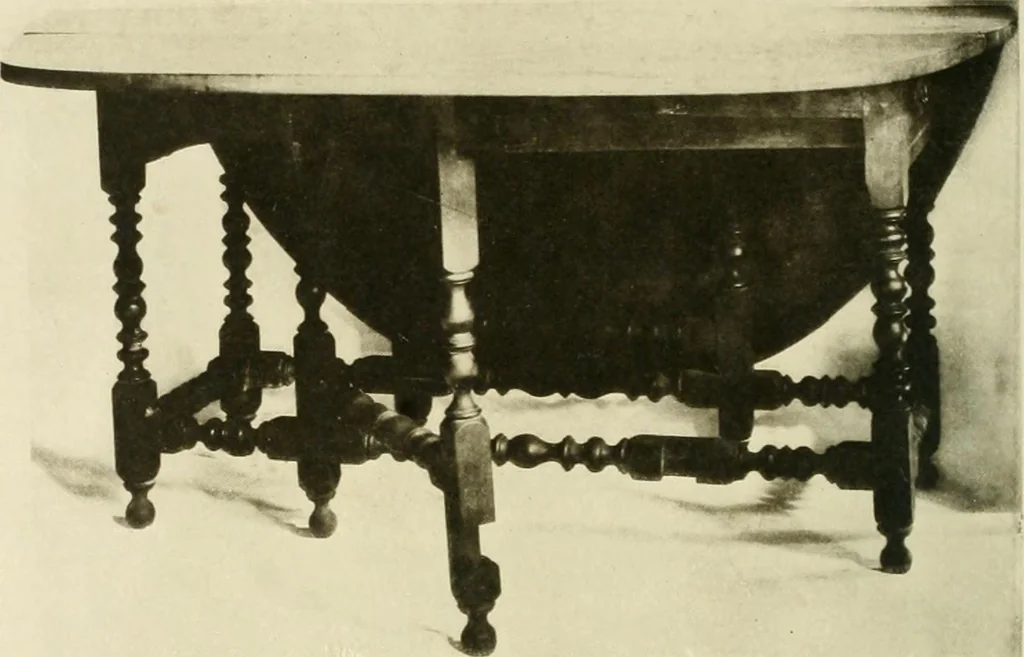 An illustration from Furniture of the Pilgrim century, 1620-1720, including colonial utensils and hardware, 1910, leaf 388