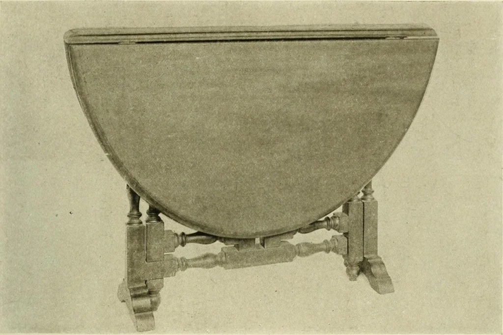 An illustration from Furniture of the Pilgrim century, 1620-1720, including colonial utensils and hardware, 1910, leaf 397