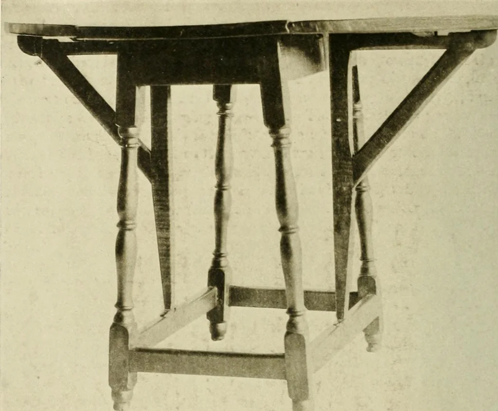 An illustration from Furniture of the Pilgrim century, 1620-1720, including colonial utensils and hardware, 1910, leaf 420