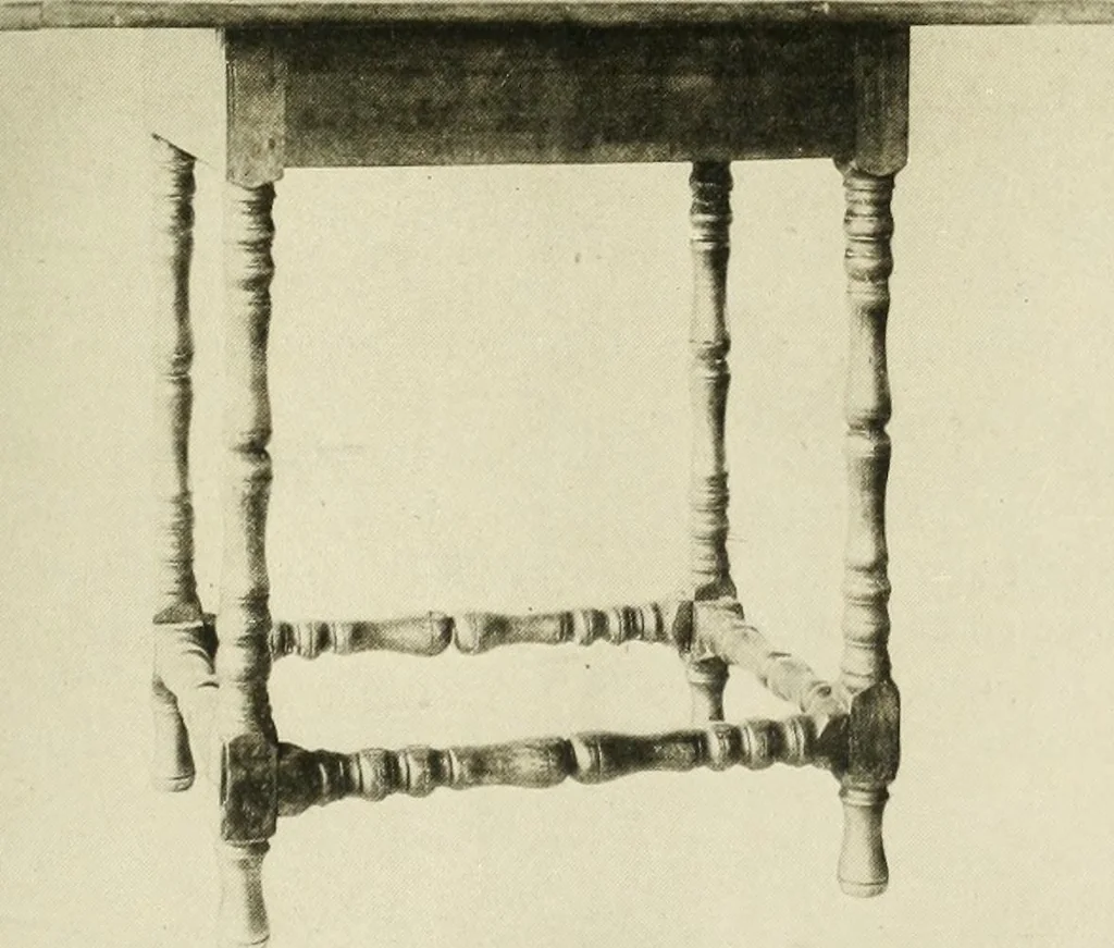 An illustration from Furniture of the Pilgrim century, 1620-1720, including colonial utensils and hardware, 1910, leaf 427