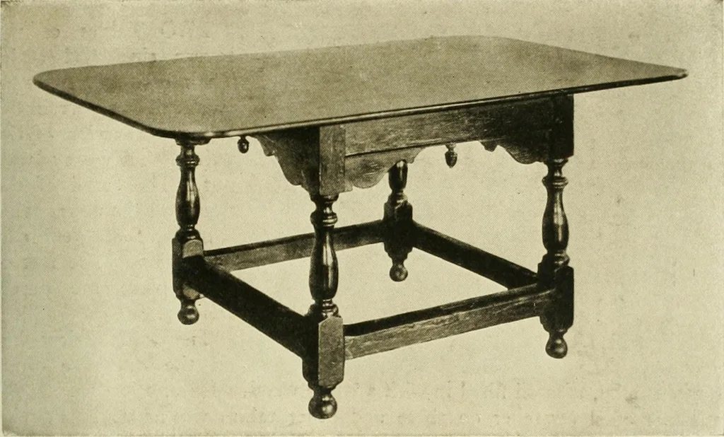An illustration from Furniture of the Pilgrim century, 1620-1720, including colonial utensils and hardware, 1910, leaf 431