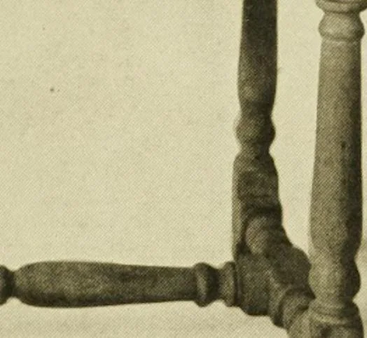 An illustration from Furniture of the Pilgrim century, 1620-1720, including colonial utensils and hardware, 1910, leaf 433