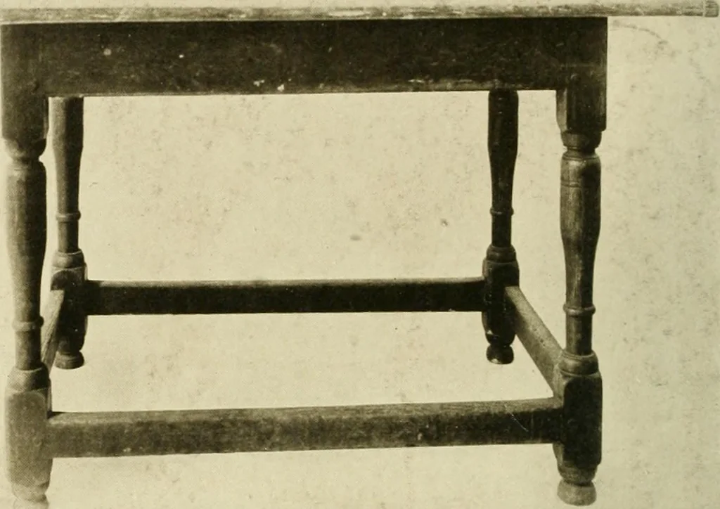 An illustration from Furniture of the Pilgrim century, 1620-1720, including colonial utensils and hardware, 1910, leaf 440