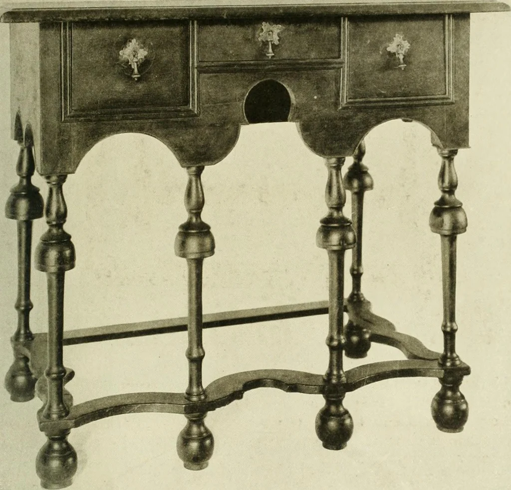 An illustration from Furniture of the Pilgrim century, 1620-1720, including colonial utensils and hardware, 1910, leaf 441