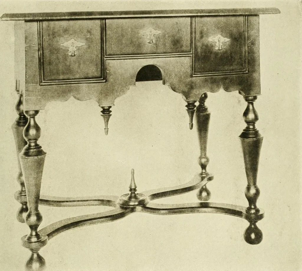 An illustration from Furniture of the Pilgrim century, 1620-1720, including colonial utensils and hardware, 1910, leaf 443
