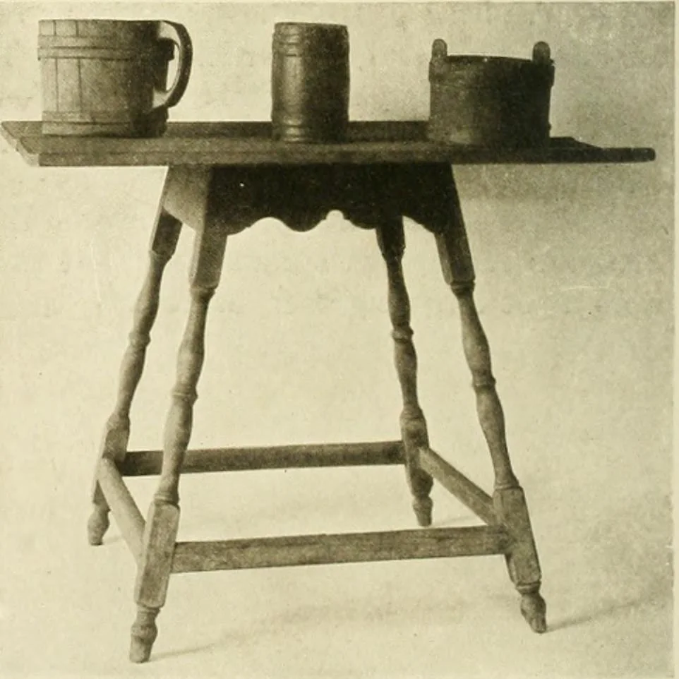 An illustration from Furniture of the Pilgrim century, 1620-1720, including colonial utensils and hardware, 1910, leaf 452