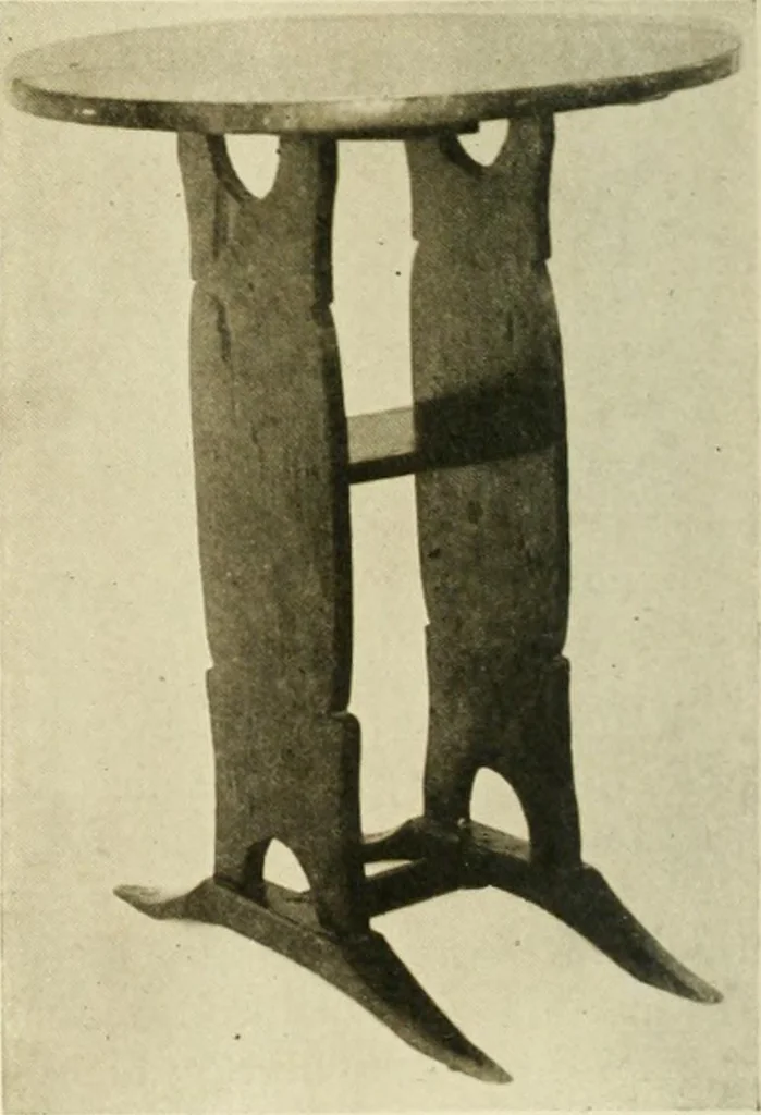 An illustration from Furniture of the Pilgrim century, 1620-1720, including colonial utensils and hardware, 1910, leaf 454
