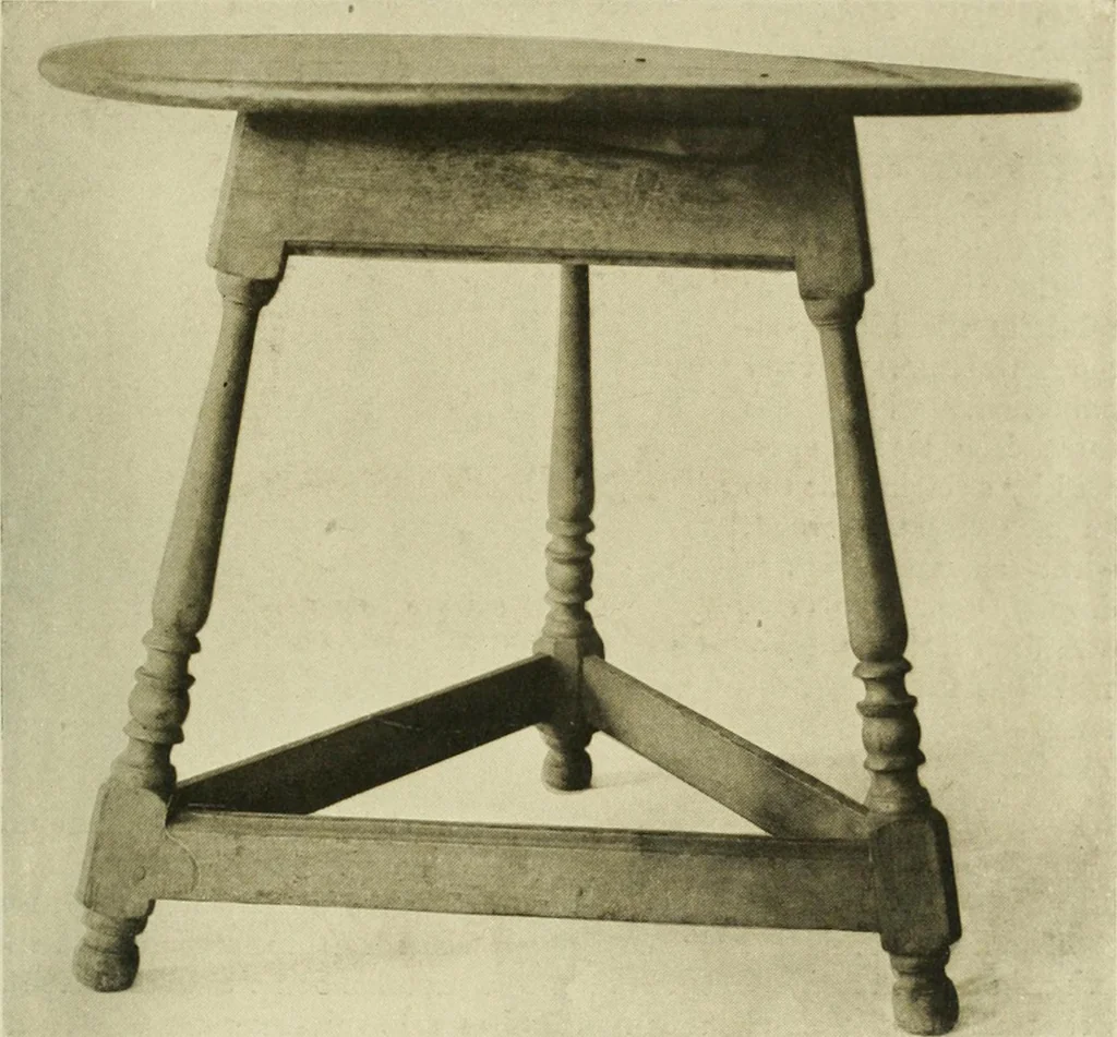 An illustration from Furniture of the Pilgrim century, 1620-1720, including colonial utensils and hardware, 1910, leaf 457