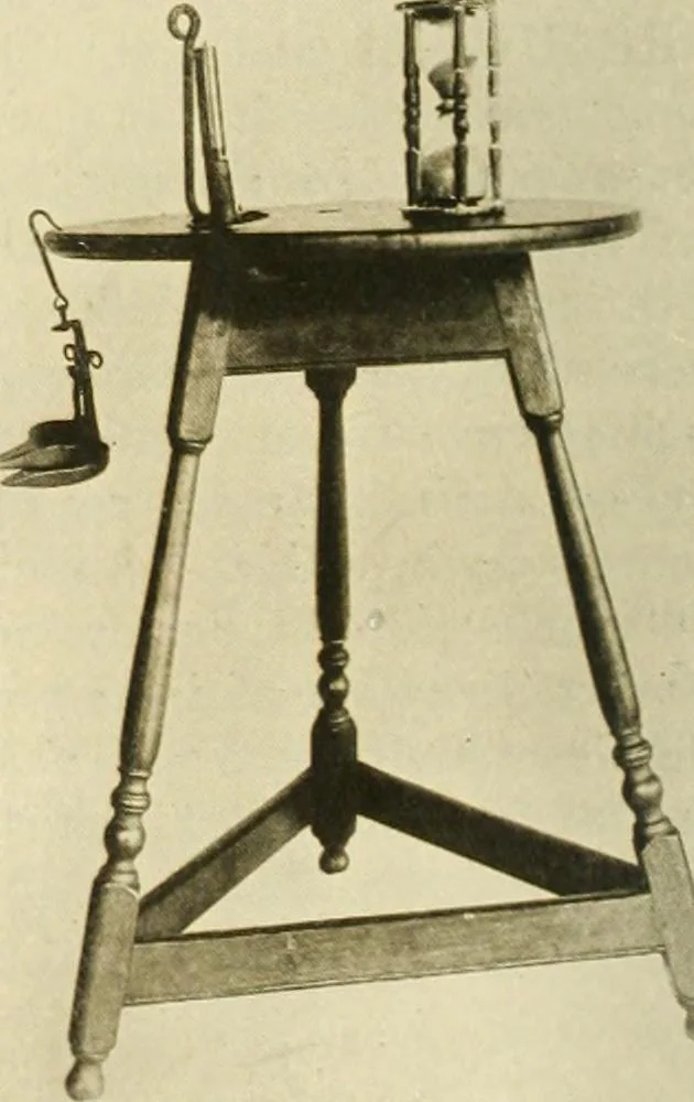 An illustration from Furniture of the Pilgrim century, 1620-1720, including colonial utensils and hardware, 1910, leaf 460