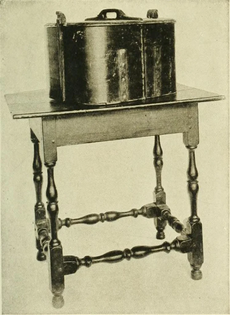An illustration from Furniture of the Pilgrim century, 1620-1720, including colonial utensils and hardware, 1910, leaf 463