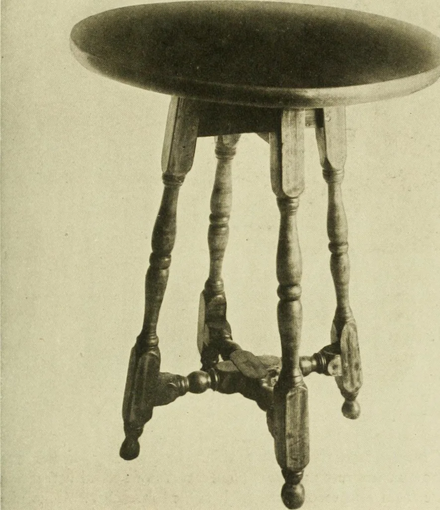 An illustration from Furniture of the Pilgrim century, 1620-1720, including colonial utensils and hardware, 1910, leaf 465