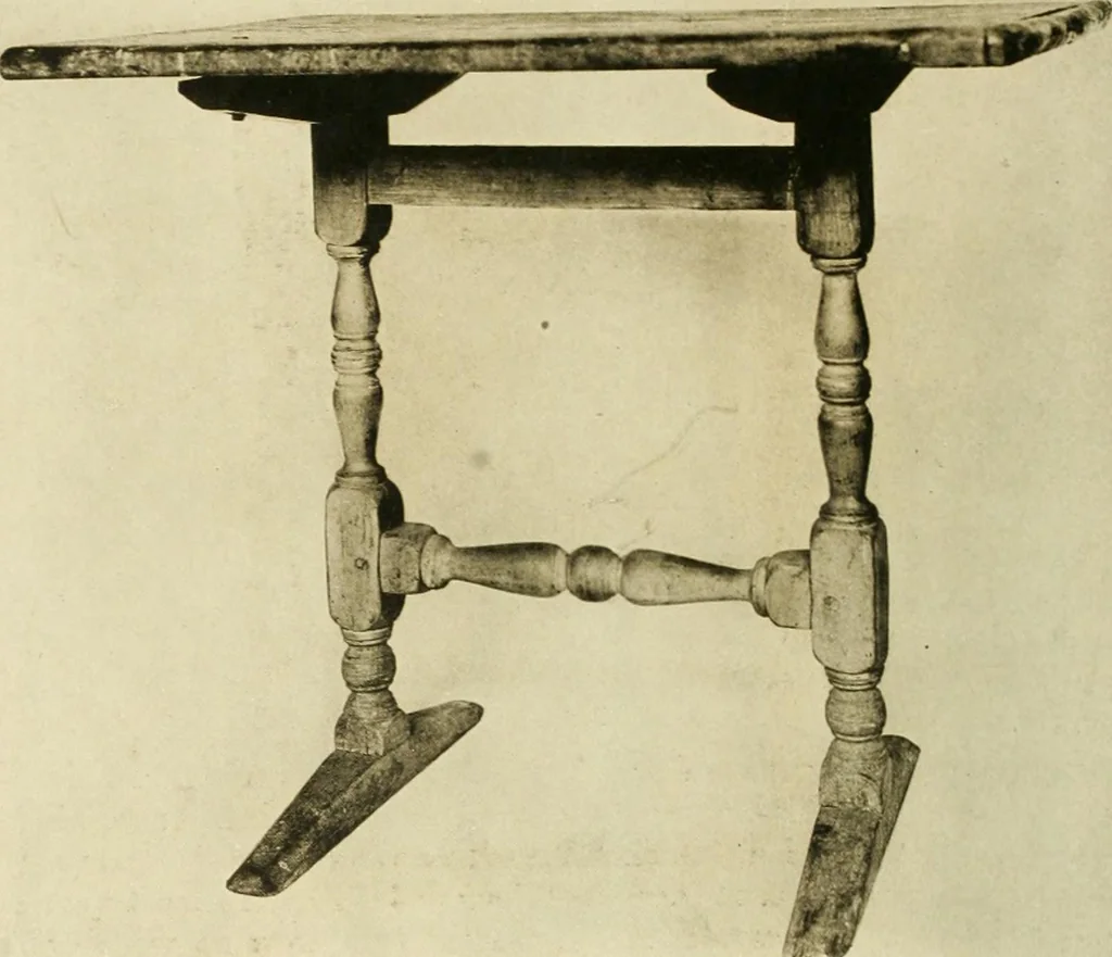 An illustration from Furniture of the Pilgrim century, 1620-1720, including colonial utensils and hardware, 1910, leaf 466