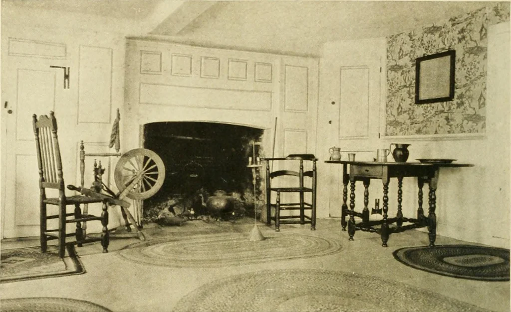 An illustration from Furniture of the Pilgrim century, 1620-1720, including colonial utensils and hardware, 1910, leaf 468