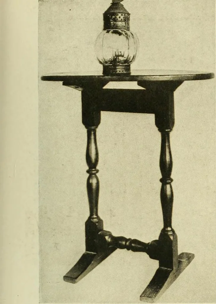 An illustration from Furniture of the Pilgrim century, 1620-1720, including colonial utensils and hardware, 1910, leaf 469