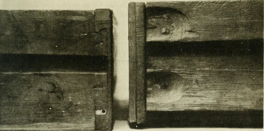 An illustration from Furniture of the Pilgrim century, 1620-1720, including colonial utensils and hardware, 1910, leaf 473