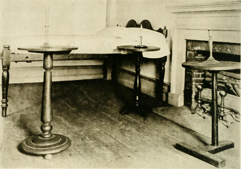 An illustration from Furniture of the Pilgrim century, 1620-1720, including colonial utensils and hardware, 1910, leaf 474