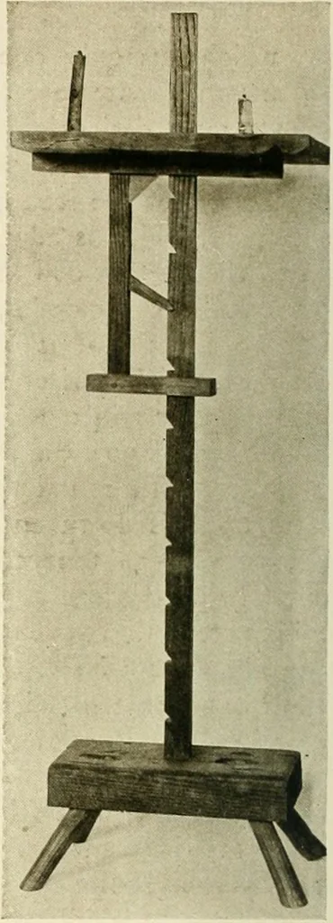 An illustration from Furniture of the Pilgrim century, 1620-1720, including colonial utensils and hardware, 1910, leaf 476