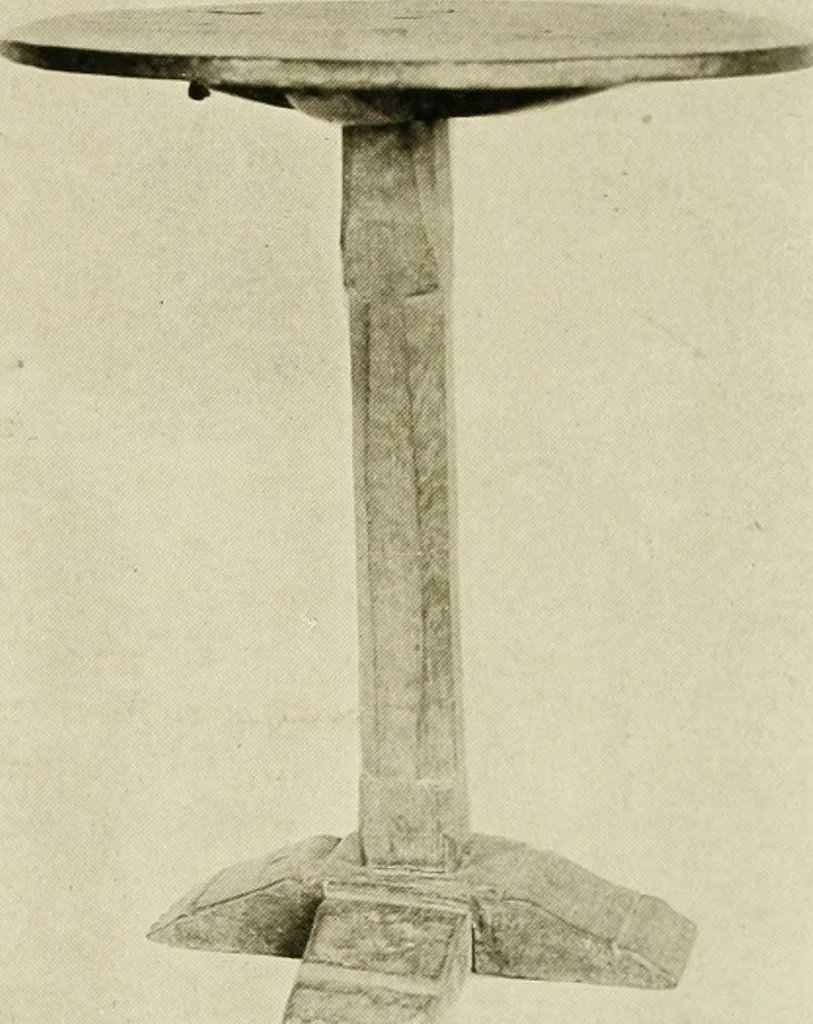 An illustration from Furniture of the Pilgrim century, 1620-1720, including colonial utensils and hardware, 1910, leaf 479
