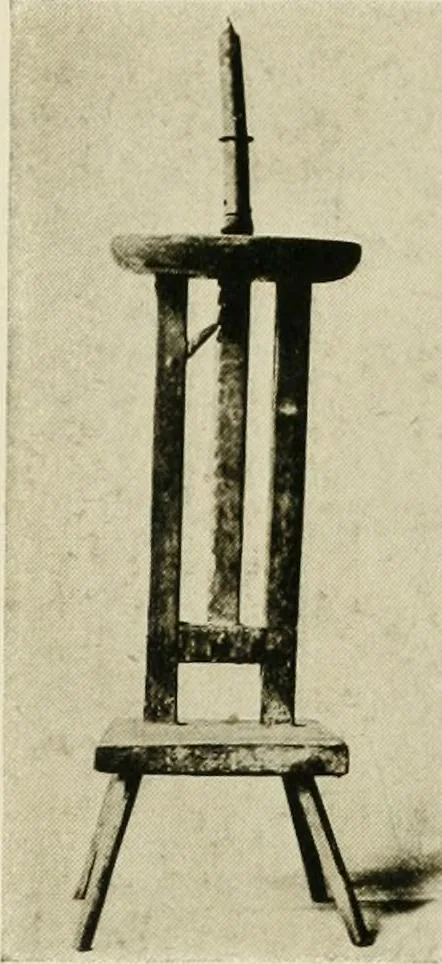 An illustration from Furniture of the Pilgrim century, 1620-1720, including colonial utensils and hardware, 1910, leaf 481