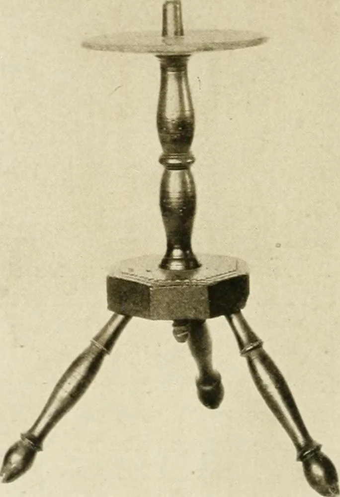 An illustration from Furniture of the Pilgrim century, 1620-1720, including colonial utensils and hardware, 1910, leaf 484