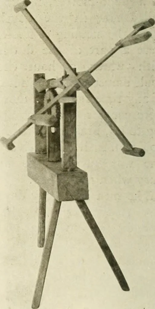 An illustration from Furniture of the Pilgrim century, 1620-1720, including colonial utensils and hardware, 1910, leaf 492