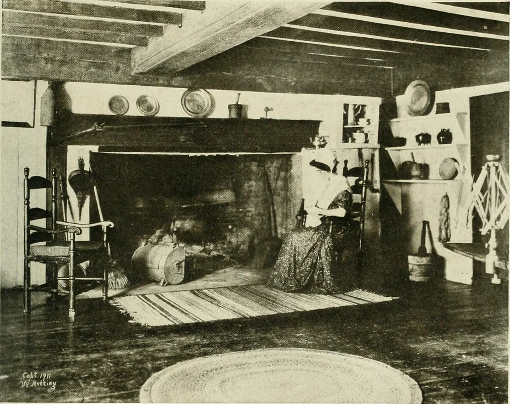 An illustration from Furniture of the Pilgrim century, 1620-1720, including colonial utensils and hardware, 1910, leaf 499