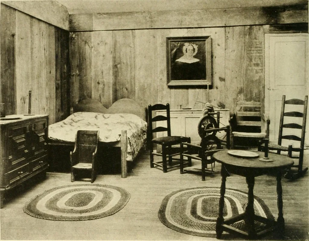 An illustration from Furniture of the Pilgrim century, 1620-1720, including colonial utensils and hardware, 1910, leaf 504