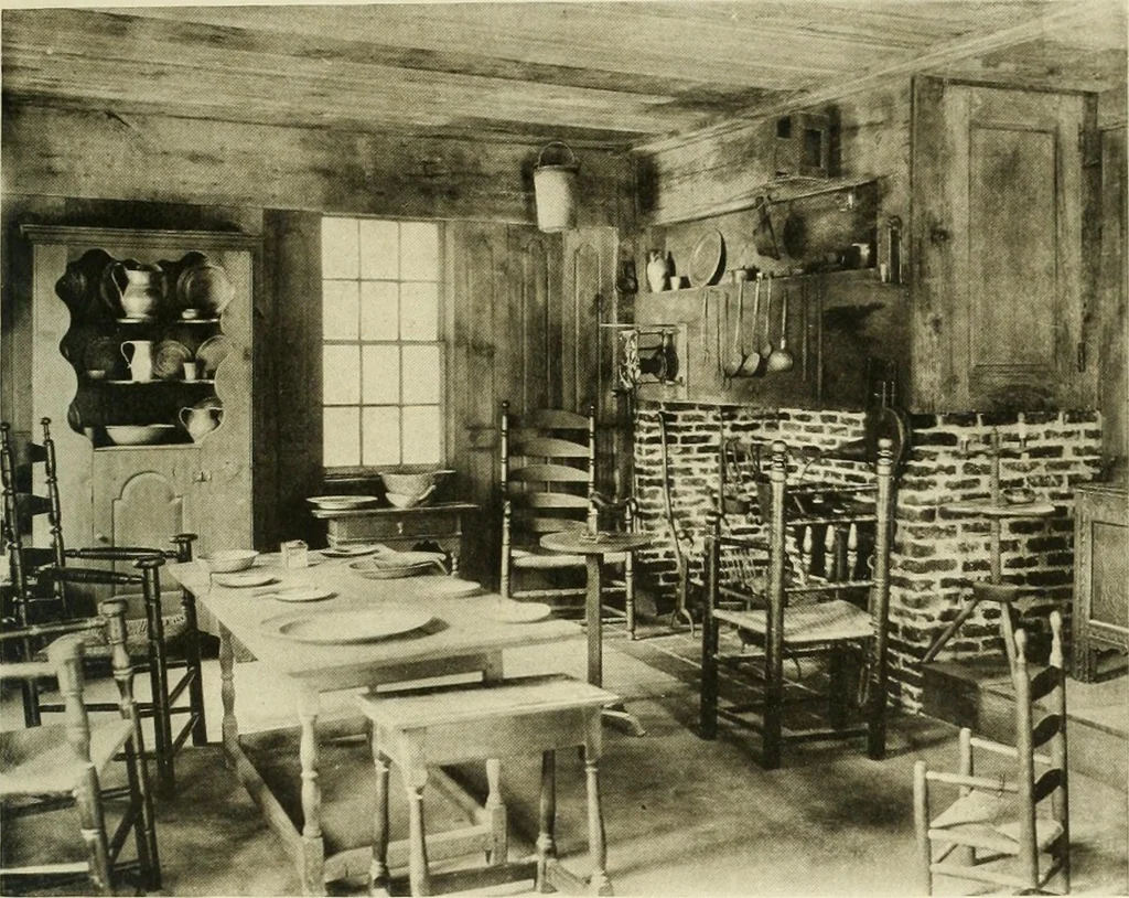 An illustration from Furniture of the Pilgrim century, 1620-1720, including colonial utensils and hardware, 1910, leaf 505