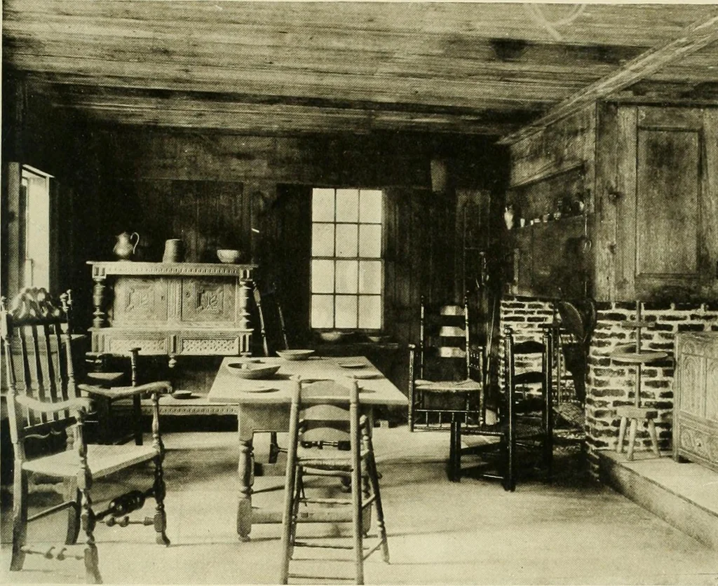 An illustration from Furniture of the Pilgrim century, 1620-1720, including colonial utensils and hardware, 1910, leaf 539
